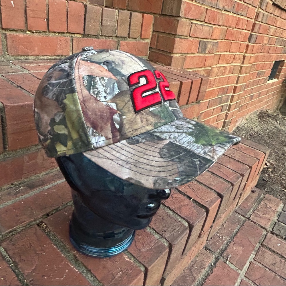 Joey Logano #22 NASCAR adjustable camo hat made - Picture 3 of 8